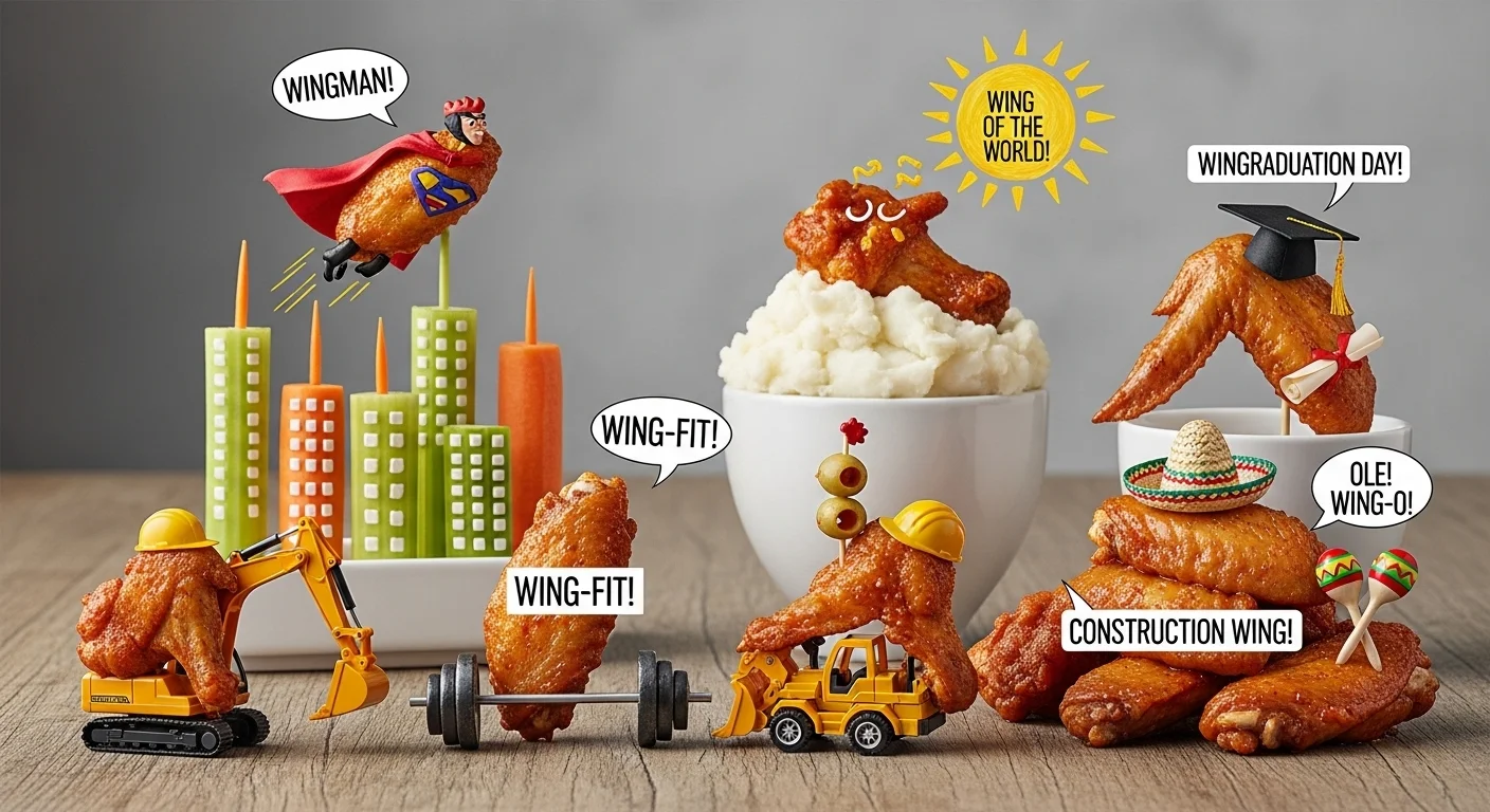 chicken wing puns to make you laugh