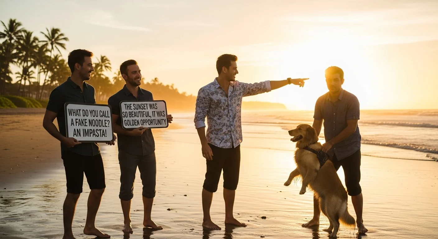 golden hour puns to make you laugh