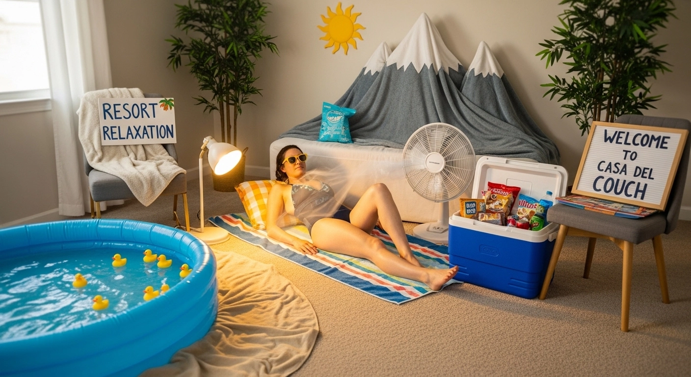 staycation puns to make you laugh