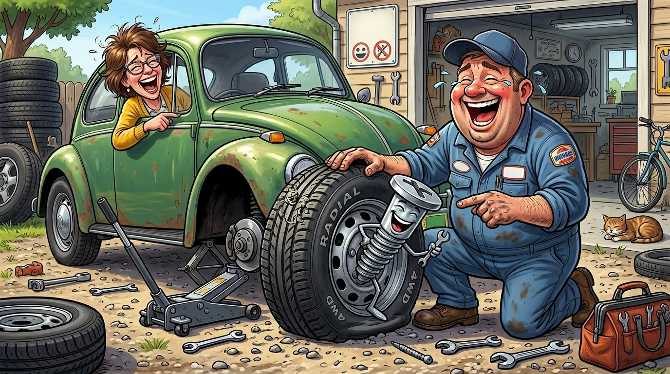 Funny Screw in the Tire Jokes Perfect for Instagram Captions
