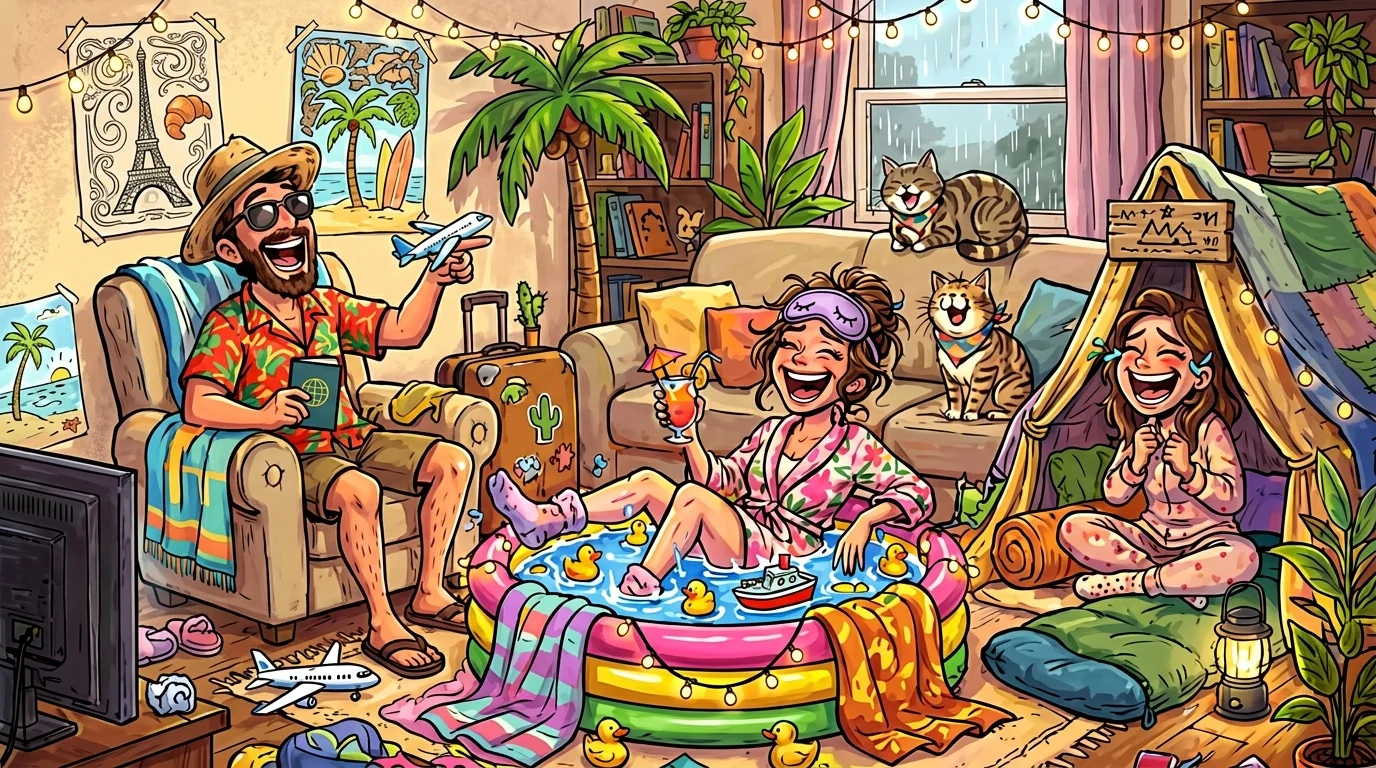 Hilarious Staycation Puns to Make You Laugh