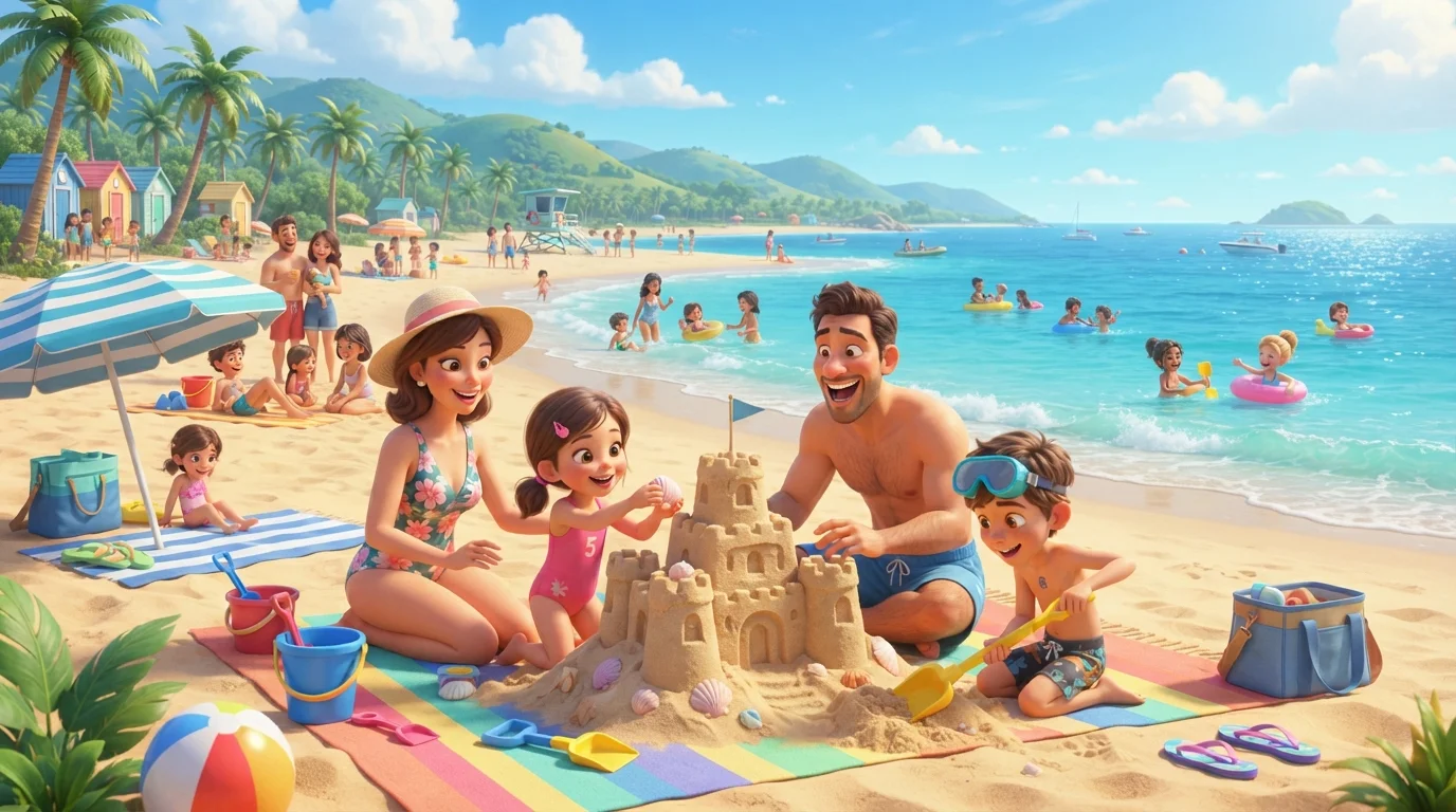 Family-Friendly Beach