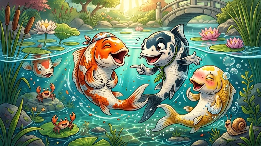 koi fish puns