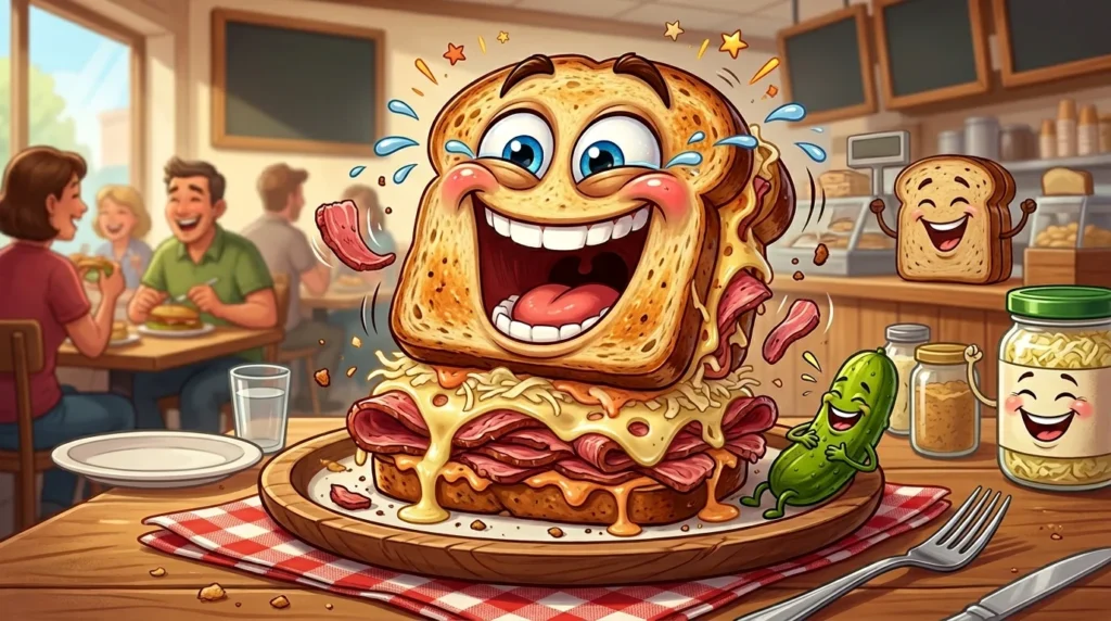 reuben sandwich puns