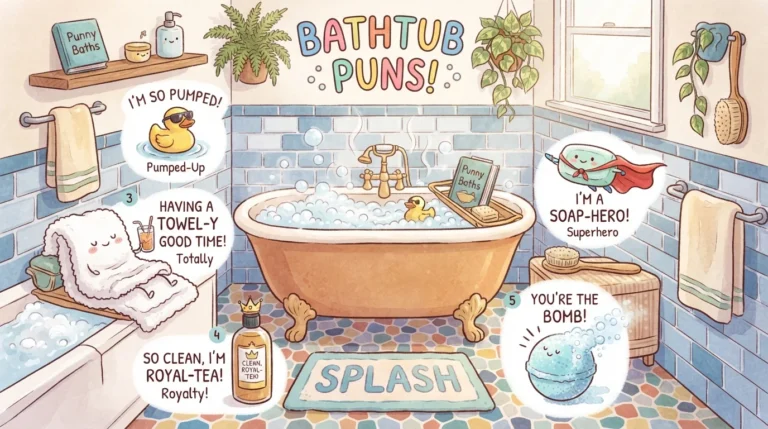 Bathtub Puns